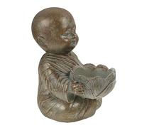 Alipis Figurilla de Resina Zen Estilo Pequeño Monje Escultura Decorativa para Hogar Oficina y Jardín Adorno Educativo y Artístico para Amantes del Té