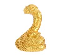 Alipis Figurilla Serpiente Pequeña de Resina Estatua Decorativa Estilo Chino Adorno Ligero y Realista para Jardín Balcón y Oficina Arte Artesanal Resistente y Detallado