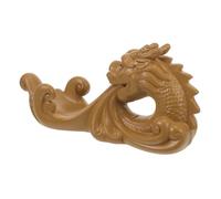 Alipis Figurita de Dragón Chino Arena Estatua Decorativa de Animales Adorno de Escritorio Oficina y Hogar de Dragón Amuleto de Suerte