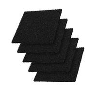 Alipis Filtros de Carbón Activos Cuadrados para Cubos de Basura 6 Piezas, Accesorios de Filtración Reutilizables para Compostaje en Cocina, Controladores de Olores Absorbentes, Aptos