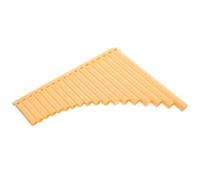 Alipis Flauta de Pan de 16 Tubos Amarilla para Principiantes Instrumento de Viento Madera Flauta China para Clase de Música y Aprendizaje en Escuela para Presentaciones y Enseñanza