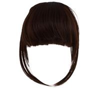 Alipis Flequillo Postizo con Clip Extensiones de Cabello Natural para Mujer Accesorio Invisible y Seguro Estilo Versátil para Cambio de Look Diario