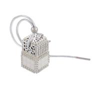 Alipis Frasco De Perfume Brillante Colgante Para Coche Adorno De Cristal Gemas De Imitación Ambientador Para Espejo Retrovisor Decoración De Interior De Vehículo