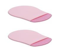 Alipis Funda Adhesiva para Ratón Rosa 2 Piezas, Cubierta Elástica de Tela Autoadhesiva para Ratón Inalámbrico Portátil, Organizador Compacto para Oficina y Hogar, Protección