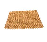 Alipis Funda de Asiento de Coche Cuadrada de Madera con Perlas Protector de Asiento Refrescante para Vehículos Transpirable y para Sofás y Sillas de Oficina