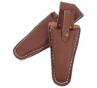 Alipis Funda de Cuero Genuino para Tijeras de Podar 2 Piezas Soporte para Podadora de Mano Bolsa Protectora para Herramientas de Jardinería Resistente y Ligera Adecuado para Poda de