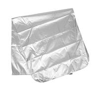 Alipis Funda para Escalera Plegable de Tela Oxford 210d Plateada, Cubierta Antipolvo para Escaleras de Tijera, Bolsa de Almacenamiento Ajustable para Jardín y Patio Exterior