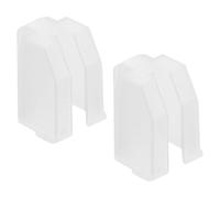 Alipis Funda Protectora para Aguja de Tocadiscos de Vinilo, 2 Piezas, Cubierta de Plástico Semitransparente para Aguja de Disco, Protector Ajustado para Cartuchos Dj, Accesorio