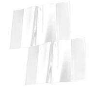 Alipis Funda Transparente para Cuaderno A5 Película Gruesa Antiarañazos y Antidesgaste Pack de 2 Unidades Reutilizables para Escuela Oficina y Uso Doméstico