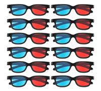 Alipis Gafas 3D Rojas y Azules para Cine y Videojuegos 30 Unidades Lentes Livianos de Alta Claridad para Noche de Cine Fiesta Escolar y Visualización Tridimensional