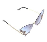 Alipis Gafas de Sol sin Marco Diseño y Protección UV para Fiesta Verano, Hechas de Resina y Metal, Ideales para Actividades al Aire Libre en Días Soleados