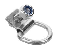 Alipis Gancho de Remolque Delantero para Camión y Remolque de Hierro | Anclaje con Anilla en D, Uso en Transporte, Color Plata, Fácil, Alta Capacidad de Carga