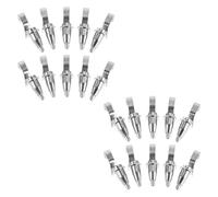 Alipis Ganchos Ajustables de Alambre de Aleación de Zinc para Colgar Cuadros 20 Unidades Resistentes para Galerías de Arte y Exhibiciones Compatibles Paredes de Yeso y Concreto