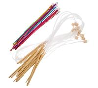 Alipis Ganchos de Crochet Tunecino Cable de Kit de Agujas para Tejer Manualidades Herramientas para Principiantes y Expertos Diseño Ergonómico y Portátil