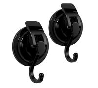 Alipis Ganchos de Ventosa para Baño 2 Piezas, Adhesivos Fuertes sin Perforación, Resistentes al Agua, Materiales Abs y Tpu, Ideales para Toallas y Batas en Baño o Cocina