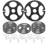 Alipis Ganchos Metálicos para Fundas de Asientos de Coche Clips de Fijación con Tarjeta de Plástico Juego de 10 Unidades Hierro Resistente Accesorios para Protección y Reemplazo de