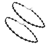 Alipis Gargantilla de Corazón para Mujer en Terciopelo Negro, Collar de Moda Versátil y Elegante, Pack de 2 Piezas Diseño Simple y Estilizado para Uso Diario