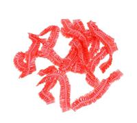 Alipis Gorros Cabello Desechables para 100 de Color Piezas Mujer Ducha Rojo Aislamiento Protección y para Baño y Maquillaje