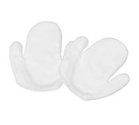 Alipis Guante Manopla de Limpieza de Algodón Blanco Reutilizable para Tratamientos Faciales y Rutinas de Maquillaje para Mujeres y Niñas,