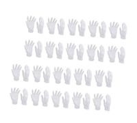 Alipis Guantes de Algodón Elásticos para Joyería Lavables 16 Pares para Manos Secas Eccema Cómodos y Resistentes para Uso Diario