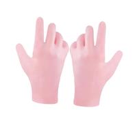 Alipis Guantes Hidratantes para Manos Agrietadas y Piel Seca 1 Par de Guantes Exfoliantes y Protectores Color Rosa Ideales para Cuidado y Reparación de Piel Áspera