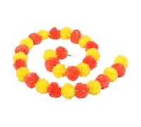 Alipis Guirnalda de Flores de Caléndula Artificiales para Decoración de Bodas y Fiestas para Diwali y Día de de Colgar Resistente la Degradación Decoración Multifuncional para Entradas y