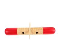 Alipis Guiro de Madera en Forma de Rana para Niños, Instrumento Musical Latino Vistoso de Percusión Manual, Juguete Educativo para Principiantes en Clases de Música y Actividades