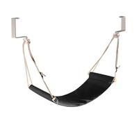 Alipis Hamaca para Pies Ergonómica de Poliéster y Madera con Ganchos Reposapiés Ajustable para Oficina y Escritorio Soporte para Aliviar Fatiga y Mejorar Comodidad Casa o Trabajo Color