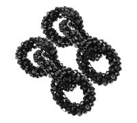 Alipis Hebillas Decorativas para Zapatos de Mujer Negras de Vidrio, Diseño Delicado y Fácil Instalación para Banquetes y Fiestas, 1 Par Elegante y Ligero