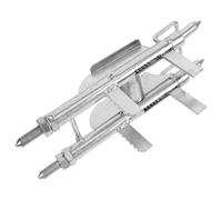 Alipis Herramienta Auxiliar Metálica para Enhebrar Cables Herramienta Manual para Tirar Cables Ayuda para Roscar Cajas de Distribución Uso Individual en Instalaciones Eléctricas