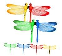 Alipis Imanes para Nevera Pequeños Diseño de Libélulas, 8 Piezas, PVC Liviano, Adhesión Fuerte, Decoración Magnética para Pizarra y Refrigerador en Hogar y Oficina