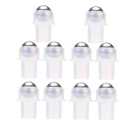 Alipis Insertos para Frascos Roll-On de Perfume Bolita de Acero Inoxidable 10 Piezas 16 Dientes Plástico PE Transparente Repuestos para Aceites Esenciales y Aplicación Precisa Viajes