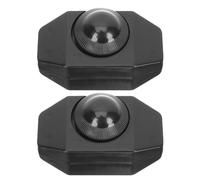 Alipis Interruptor Regulador de Intensidad de Luz de Escritorio 2 Piezas Cable en Línea Perilla Giratoria Color Negro Compatible Lámparas LED Regulables para Control de Atenuación en