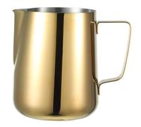 Alipis Jarra de Leche de Acero Inoxidable Fino y Jarra Espumadora para Espresso y Vaporizar Leche Diseño Ergonómico para Cappuccinos y Latte Art