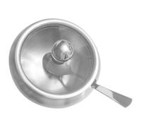 Alipis Juego de 1 Tarro para Condimentos de Acero Inoxidable 304 de 450 Ml con Cierre Hermético y Base Estable Azucarero y Salero Multiusos Adecuado para Cocina y Conservación de