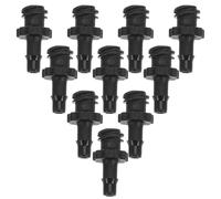 Alipis Juego de 10 Conectores Rápidos de Tubo de Tinta Negros Acoplamiento para Plotter E Impresora de Superficie Plana Accesorio de Liberación Rápida Antirrobo y Resistente para
