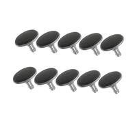 Alipis Juego de 10 Ruedas Antideslizantes Ajustables para Sillas de Oficina Patas Fijas Enchufables Base de Goma de 50 MM Repuestos Duraderos para Muebles y Escritorios