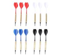 Alipis Juego de 12 Cabezas de Dardos Electrónicos Accesorios de Repuesto Seguros para Dardos Electrónicos Tipo Pin Kit de Suministros Uso Deportivo y Recreativo Color Color Aleatorio