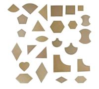 Alipis Juego de 27 Plantillas Acrílicas Transparentes para Patchwork Regla de Diseño para Costura DIY Herramientas de Corte Precisas para Manualidades y Acolchado Material Resistente