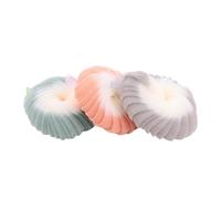Alipis Juego de 3 Esponjas de Baño Tipo Lufa Exfoliantes de Malla Bola de Baño para Ducha Colores Neutros Rosa Verde Gris Material Ecológico Seguro para Limpieza Corporal