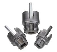 Alipis Juego de 3 Machos y Terrajas para Roscar Tuberías de Agua 1/2, 3/4 y 1 Pulgada, Herramienta Eléctrica para Roscar Tuberías de Pvc y Metal, Kit Profesional para Fontanería