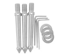 Alipis Juego de 3 Patas Puntiagudas con Rosca 3/8 Pulgadas | Mantiene Posición Precisa, Estructura Metálica Ligera, Instalación sin Esfuerzo, Compatible con Sliders y Luces