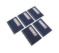 Alipis Juego de 5 Cuadernos de Dibujo sin Rayas Estilo Vintage con Tapa de Literatura Antigua, Papel Vacío para Escritura China y Caligrafía, Cuadernos Creativos para Estudio y Trabajo