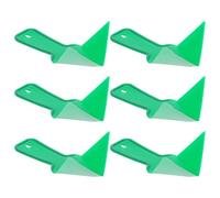 Alipis Juego de 6 Llanas de Plástico para Esquinas de Paneles de Yeso Herramienta para Acabado y Enlucido Ligera y Ergonómica para Uso en Construcción y Albañilería