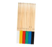 Alipis Juego de 6 Pares de Baquetas de Percusión de Arce Empuñadura Cómoda y Superficie Antideslizante para Músicos Adultos en Conciertos y Presentaciones