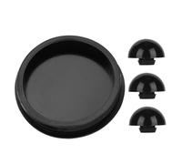 Alipis Juego de Accesorios para Instrumento Etéreo 1 Tapón Inferior y 3 Almohadillas de Silicona Antideslizantes, Resistentes y Compatibles con Instrumentos de Lengua de 13 y 15 Tonos,