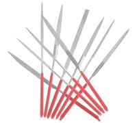 Alipis Juego de Limas Diamantadas Mini 10 Piezas 3X140Mm Conjunto de Archivos Manuales para Joyería Metal Vidrio y Madera Herramientas de Precisión Portátiles para Bricolaje y
