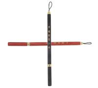 Alipis Juego de Pinceles de Caligrafía Pelo Natural para Principiantes, Mango Largo de Madera, Fácil de Limpiar, Adecuado para Pintura y Creación Artística, 2 Piezas