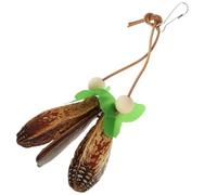 Alipis Juguete Masticable para Loros, Triturador, Sonido, Madera Café | Jaula de Aves, Resistente al Desgaste, Seguro, Estimula Entusiasmo, Color Café, Uso Diario