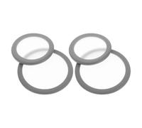 Alipis Kit 4 Membranas Diafragma para Estetoscopio Médico, Accesorios de Repuesto Gris para Adultos y Pediátrico, Membrana Suspendida Compatible para Diagnóstico Profesional